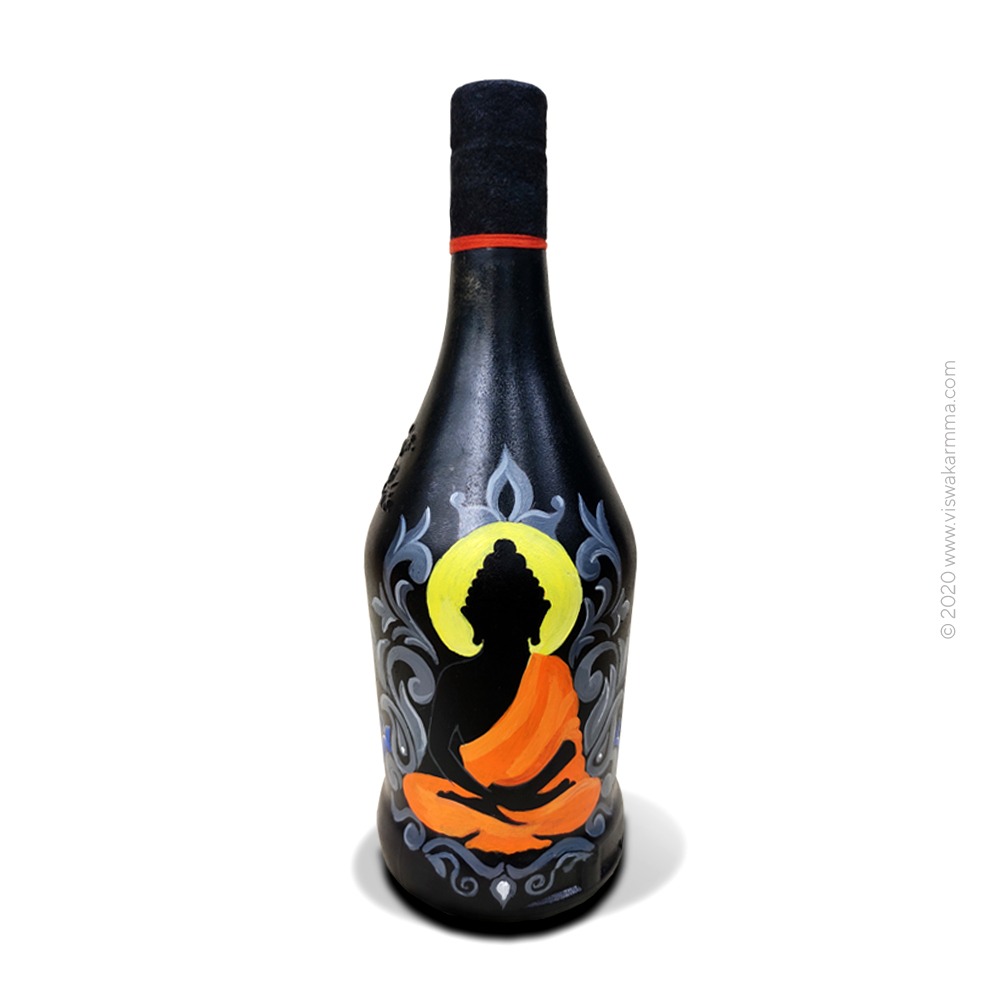 Bottle Art - Budha - Viswakarmma Online Group